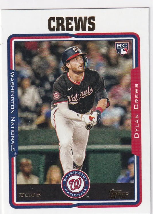2025 TOPPS ARCHIVES #300 DYLAN CREWS- WASHINGTON NATIONALS - Baseball Card Single