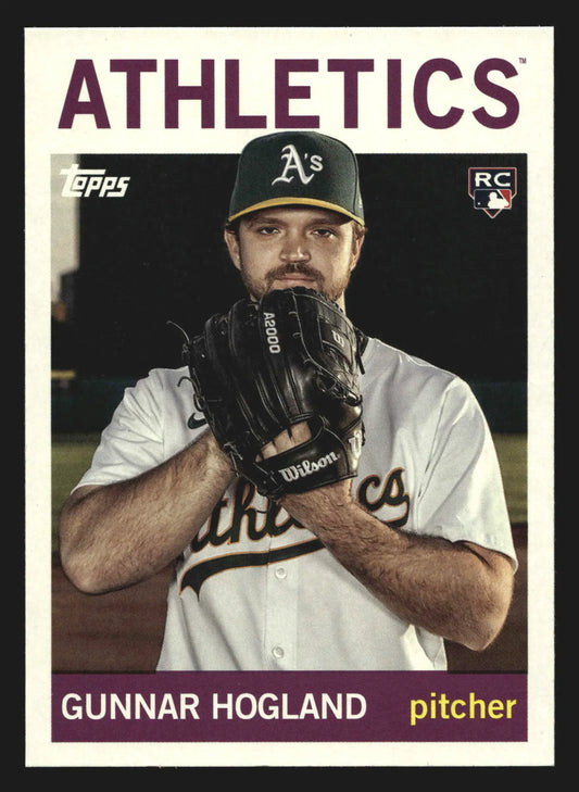 2025 Topps Archives #83 Gunnar Hoglund Athletics RC - Baseball Card Single