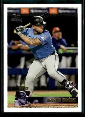 2025 Topps Archives Agustín Ramírez #139 RC Miami Marlins