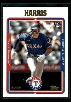2025 Topps Archives Dustin Harris #220 RC Texas Rangers