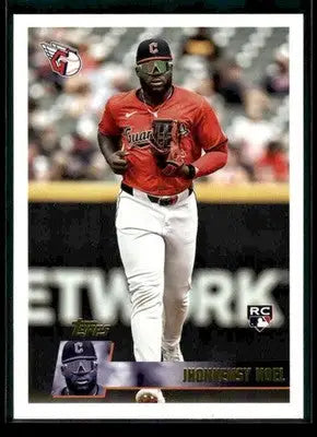 2025 Topps Archives Jhonkensy Noel #160 RC Cleveland Guardians