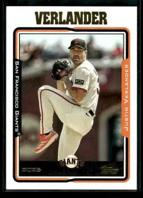 2025 Topps Archives Justin Verlander #235 San Francisco Giants