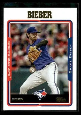 2025 Topps Archives Shane Bieber #257 Toronto Blue Jays