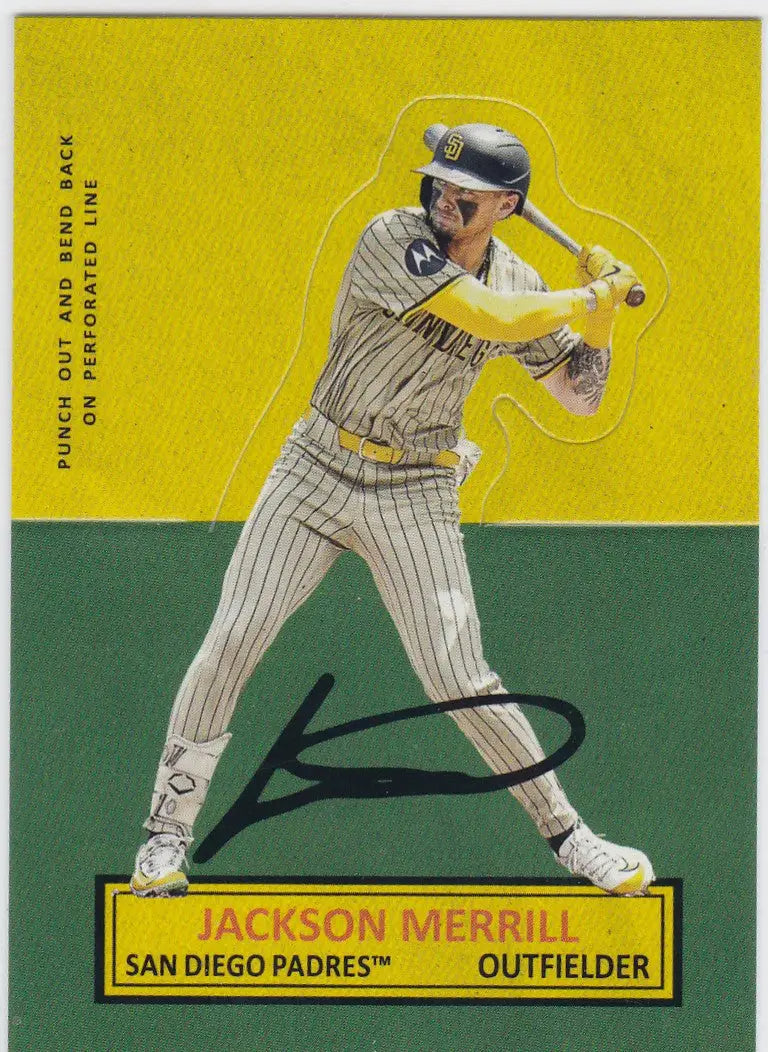 2025 Topps Archives Stand up #64SU-19 Jackson Merrill San Diego Padres