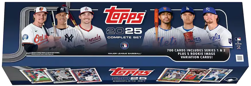 2025 Topps Baseball Complete Hobby Factory Set with 5 Card Parallel Pack