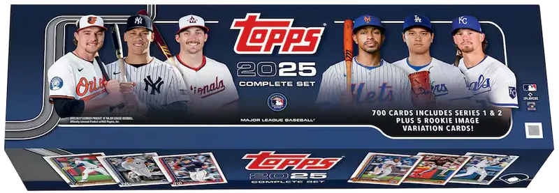 2025 Topps Baseball Complete Hobby Factory Set with 5 Card Parallel Pack