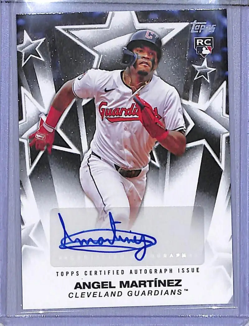 2025 Topps Baseball Stars #BSA-AM Angel Martinez NM-MT RC Rookie Auto Cleveland Guardians - Baseball Card Single