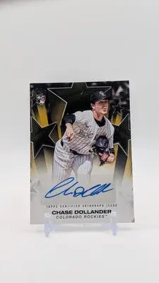 2025 Topps Baseball Update Chase Dollander Baseball Stars Auto Rockies /50 - Baseball Card Single