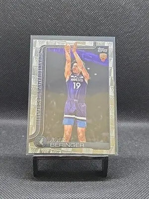 2025 Topps Basketball #217 Joan Beringer RC NBA Tip Off Timberwolves - Basketball Card Single