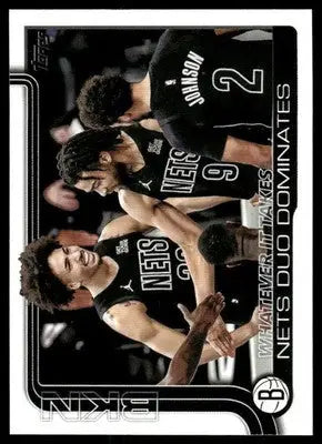 2025 Topps Basketball Mikal Bridges Cam Johnson #2 Basketball - Basketball Card Single