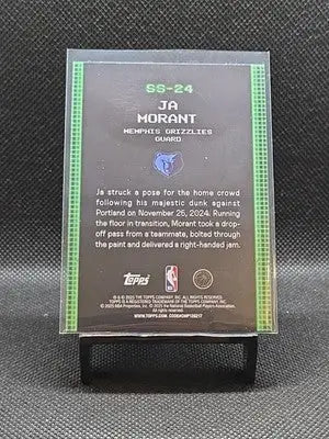 2025 Topps Basketball Scan and Slam #SS-24 JA MORANT - Basketball Card Single