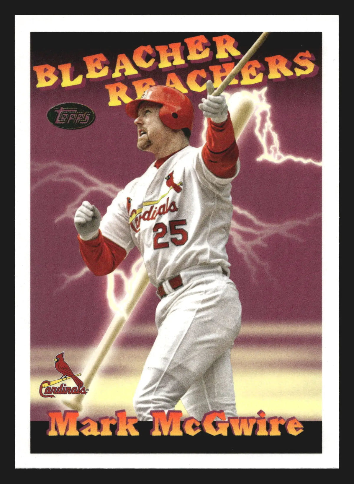 2025 Topps Bleacher Reachers Mark McGwire #BR-7 St. Louis Cardinals - Baseball Card Single