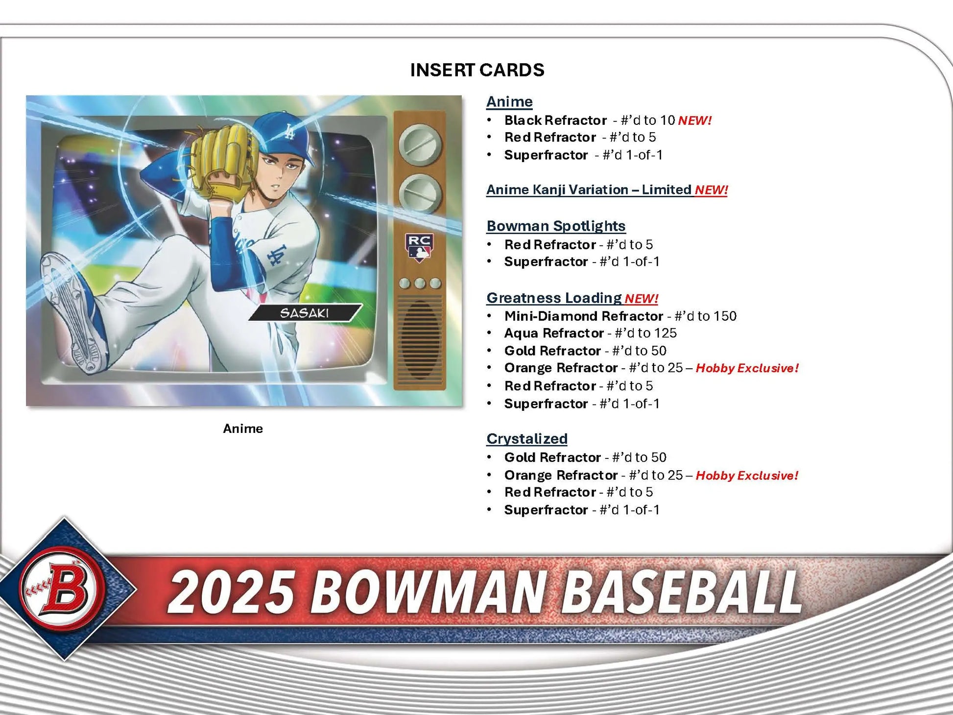 2025 Topps Bowman Baseball Hobby Box - Baseball Card Box