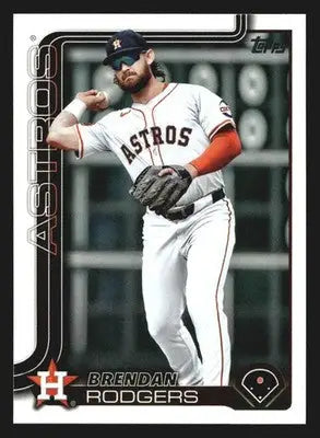2025 Topps Brendan Rodgers #440 Houston Astros - Baseball Card Single