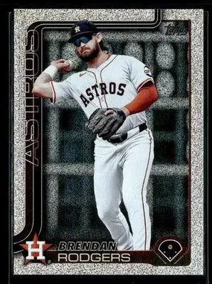 2025 Topps Brendan Rodgers #440 Sandglitter Houston Astros