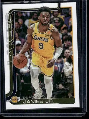 2025 Topps Bronny James Jr. #152 Basketball - Basketball Card Single