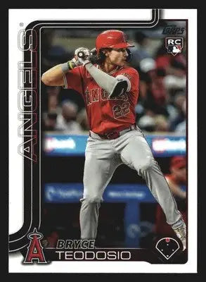 2025 Topps Bryce Teodosio #635 Los Angeles Angels RC - Baseball Card Single