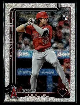 2025 Topps Bryce Teodosio #635 Sandglitter RC Los Angeles Angels