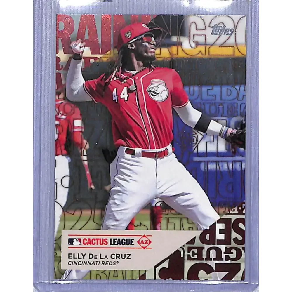 2025 Topps Cactus League #TG-13 Elly De La Cruz NM-MT Cincinnati Reds - Baseball Card Single