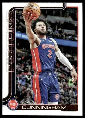 2025 Topps Cade Cunningham #40 Basketball - Basketball Card Single