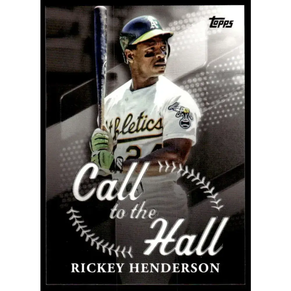 2025 Topps Call to the Hall #CTH-18 Rickey Henderson NM-MT Oakland Athletics Baseball Card - Baseball Card