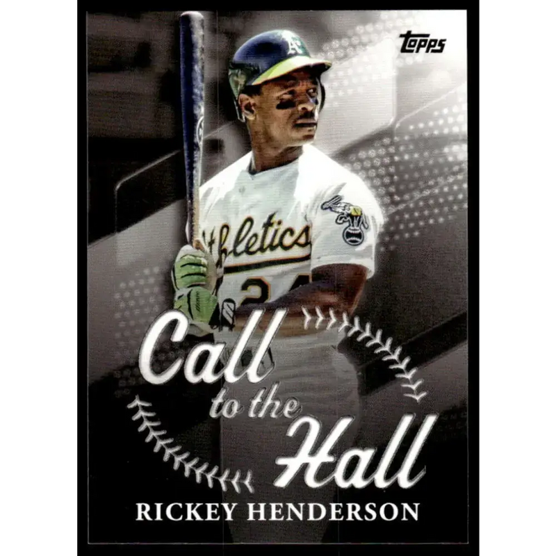 2025 Topps Call to the Hall #CTH-18 Rickey Henderson NM-MT Oakland Athletics Baseball Card - Baseball Card Single
