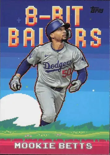 2025 Topps Celebration 8-Bit Ballers #8B-15 Mookie Betts NM-MT Dodgers ID:78860 - Baseball Card Single