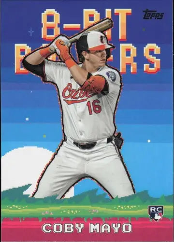 2025 Topps Celebration 8-Bit Ballers #8B-18 Coby Mayo NM-MT Orioles ID:78861 - Baseball Card Single