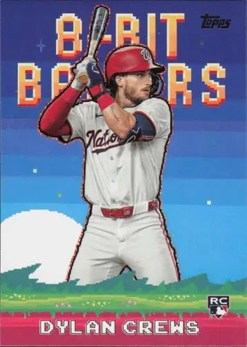2025 Topps Celebration 8-Bit Ballers #8B-19 Dylan Crews NM-MT Nationals ID:78862 - Baseball Card Single