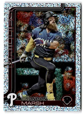 2025 Topps Celebration Confetti #233 Brandon Marsh NM-MT Phillies ID:78854 - Baseball Card Single