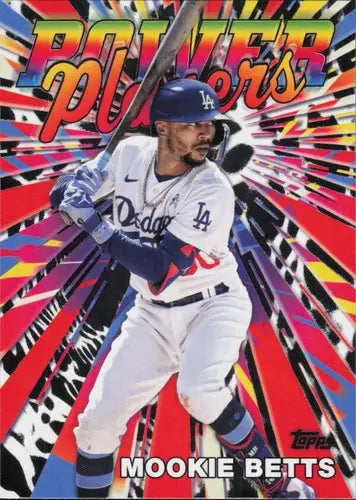 2025 Topps Celebration Power Players #PP-9 Mookie Betts NM-MT Dodgers ID:78882 - Baseball Card Single