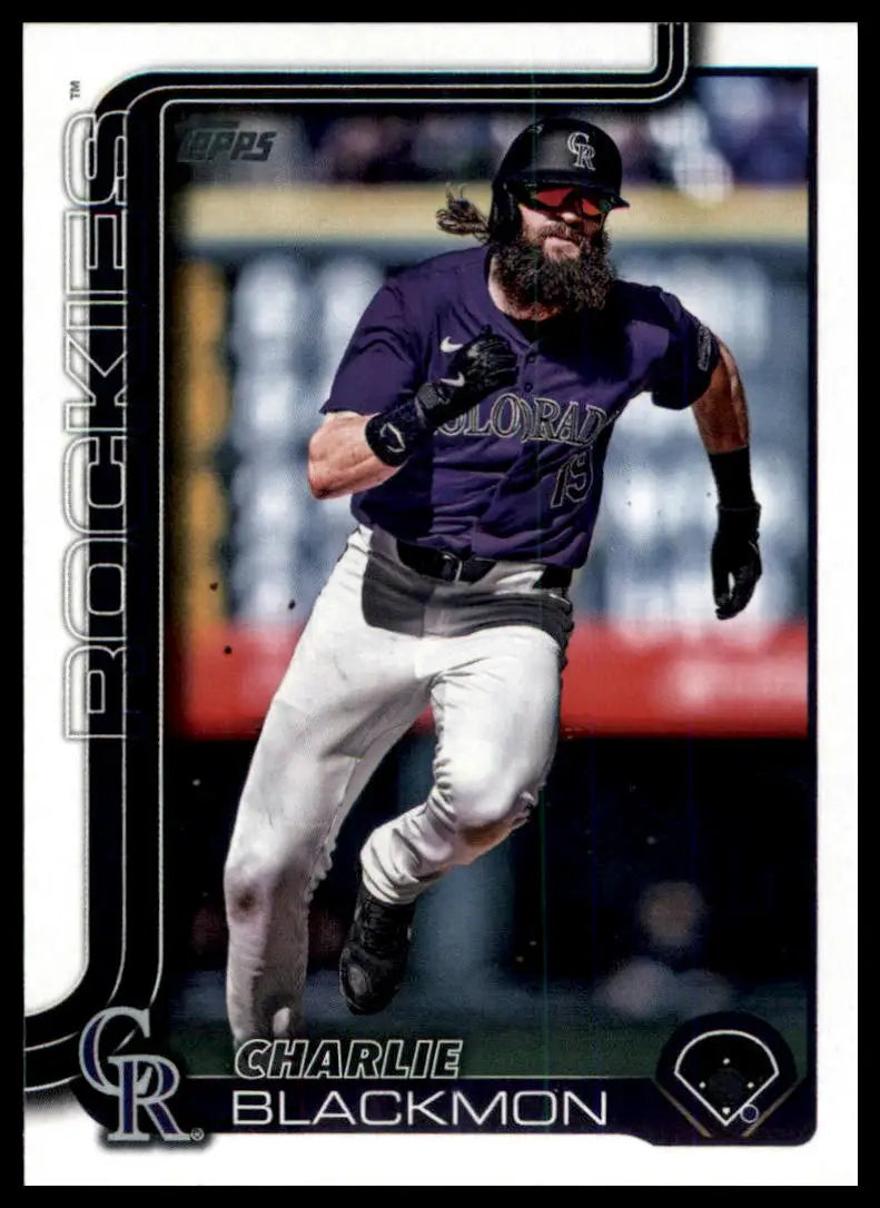 2025 Topps Charlie Blackmon 311 Colorado Rockies NM
