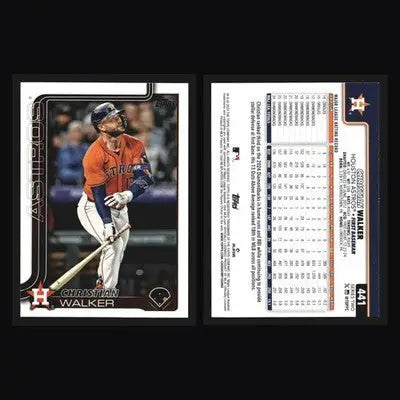 2025 Topps Christian Walker #441 Houston Astros - Baseball Card Single