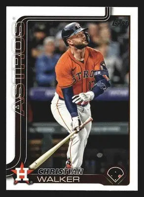 2025 Topps Christian Walker #441 Houston Astros - Baseball Card Single