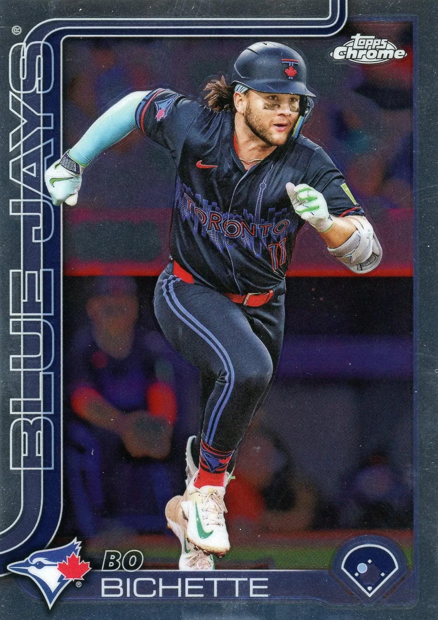 2025 Topps Chrome #101 Bo Bichette Toronto Blue Jays - Baseball Card Single