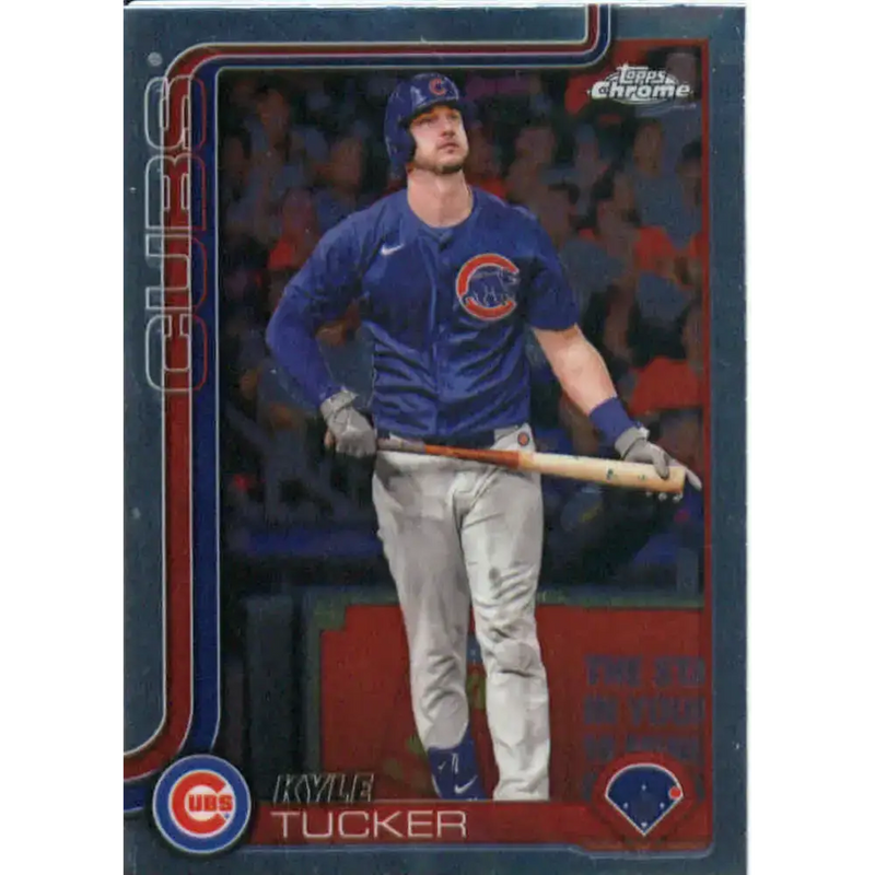 2025 topps Chrome #103 Kyle Tucker NM-MT Chicago Cubs Baseball Card - Baseball Card Single
