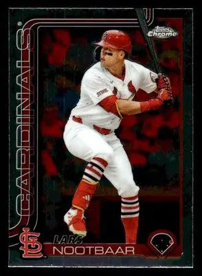 2025 Topps Chrome #108 Lars Nootbaar - Baseball Card Single