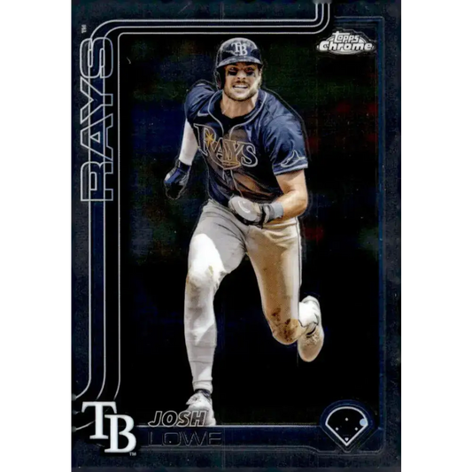 2025 topps Chrome #111 Josh Lowe NM-MT Tampa Bay Rays Baseball Card - Baseball Card Single
