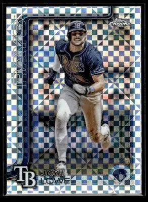 2025 Topps Chrome #111 Josh Lowe X-Fractors - Baseball Card Single