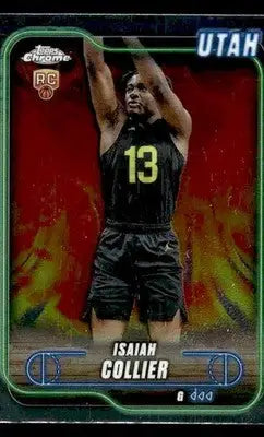 2025 Topps Chrome #112 Isaiah Collier - Basketball Card Single