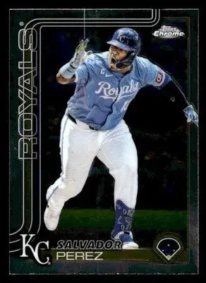 2025 Topps Chrome #114 Salvador Perez - Baseball Card Single