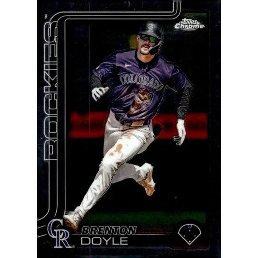 2025 topps Chrome #118 Brenton Doyle NM-MT Colorado Rockies Baseball Card - Baseball Card Single