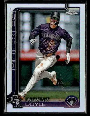 2025 Topps Chrome #118 Brenton Doyle Refractors - Baseball Card Single
