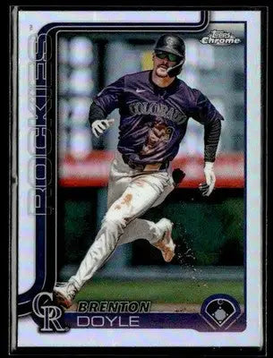 2025 Topps Chrome #118 Brenton Doyle Refractors - Baseball Card Single