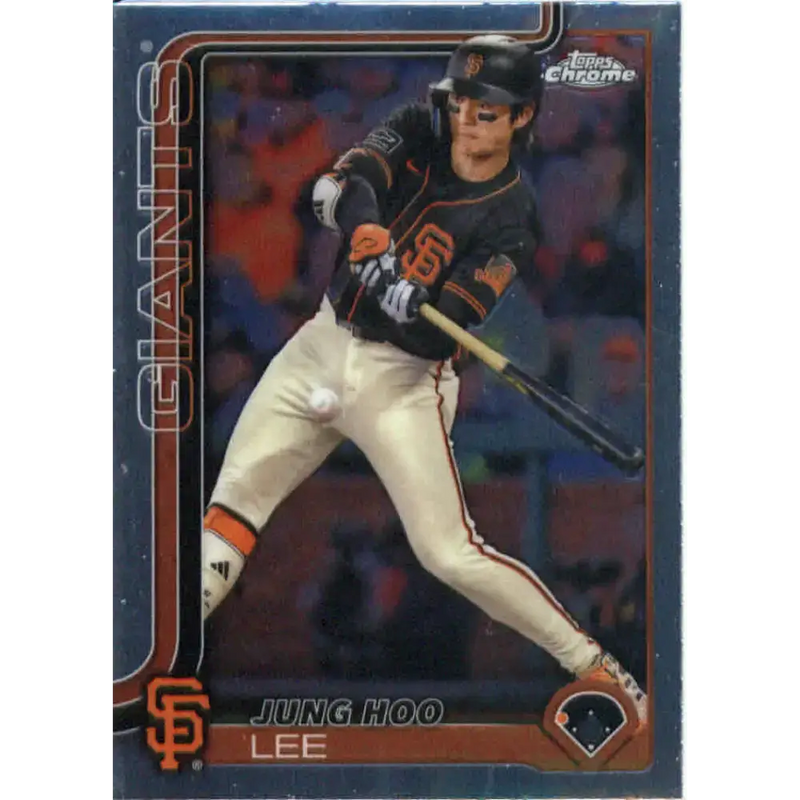 2025 topps Chrome #119 Jung Hoo Lee NM-MT San Francisco Giants Baseball Card - Baseball Card Single