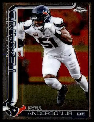 2025 Topps Chrome #121 Will Anderson Jr. - Football Card Single