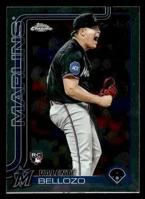 2025 Topps Chrome #122 Valente Bellozo - Baseball Card Single