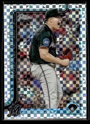 2025 Topps Chrome #122 Valente Bellozo X-Fractors - Baseball Card Single