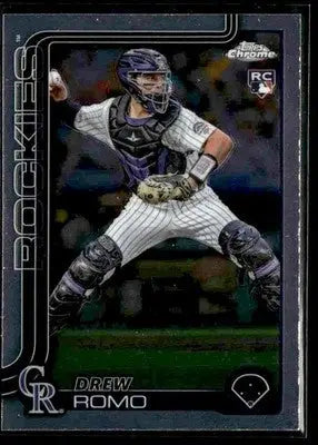 2025 Topps Chrome #124 Drew Romo - Baseball Card Single