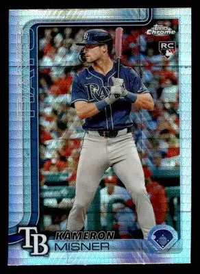 2025 Topps Chrome #130 Kameron Misner Prism Refractors - Baseball Card Single